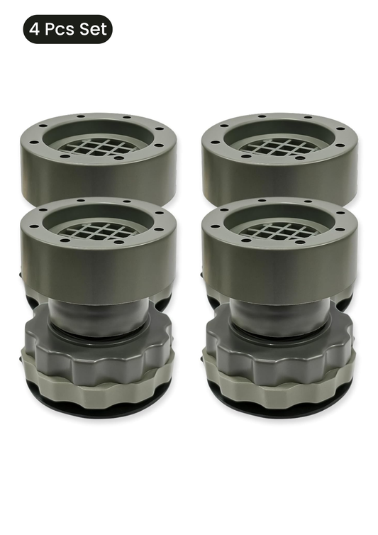 Adjustable Anti-Vibration Pads for Washing Machine and Refrigerator Base (4 Pc)